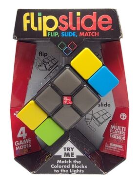 Flipslide Game, Electronic Handheld Game | Flip, Slide, and Match the Colors New